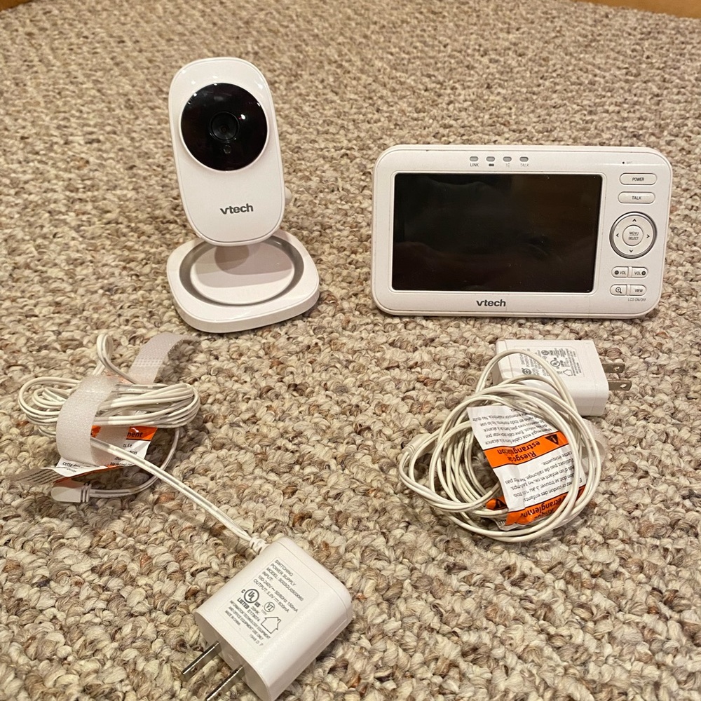 Vtech 5” Digital Baby Monitor White